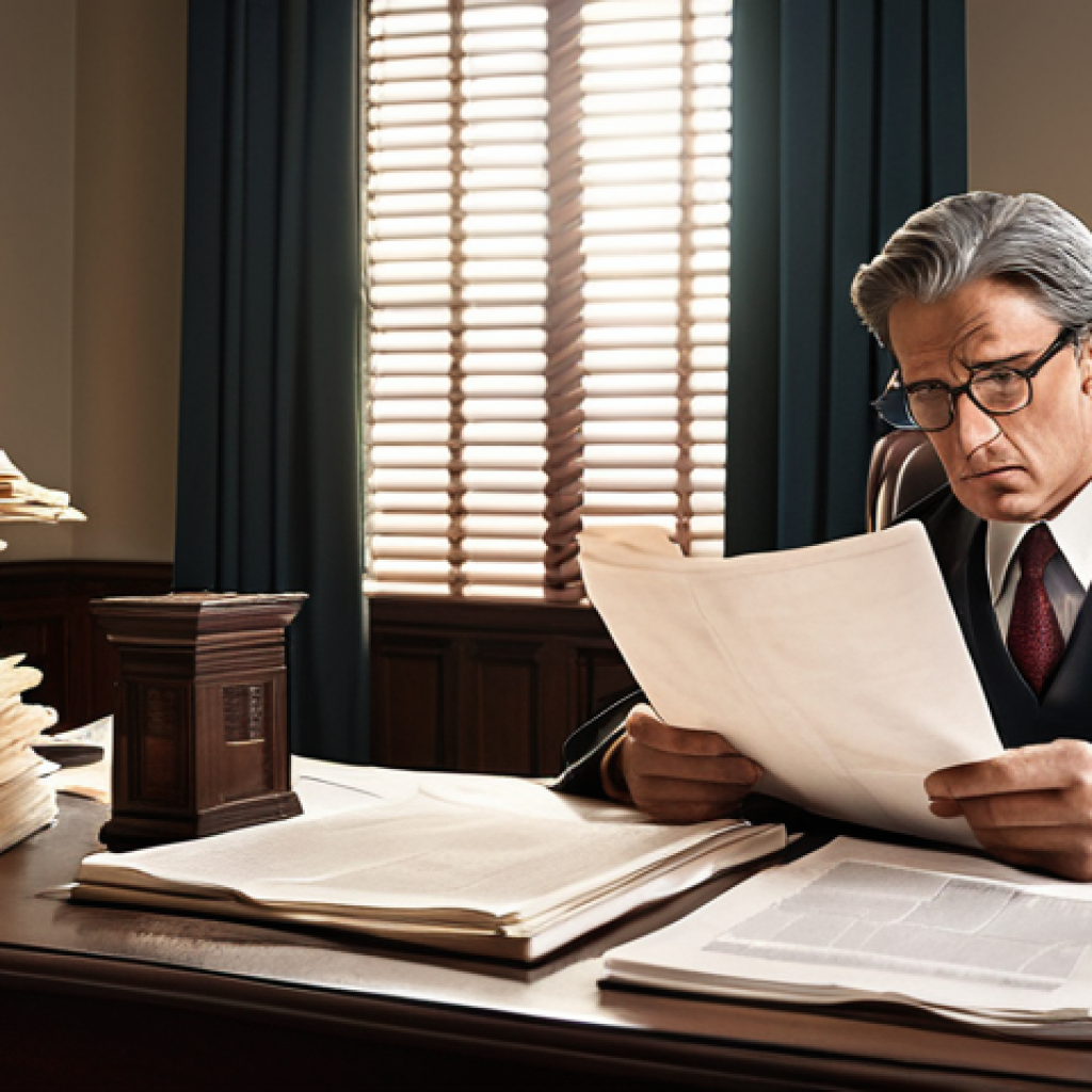 **A lawyer deeply immersed in legal documents and news, early morning, strong coffee on the desk, highlighting the importance of monitoring legislative changes and analyzing judicial practice. The scene should convey a sense of focus, intelligence, and the demanding nature of legal work.**