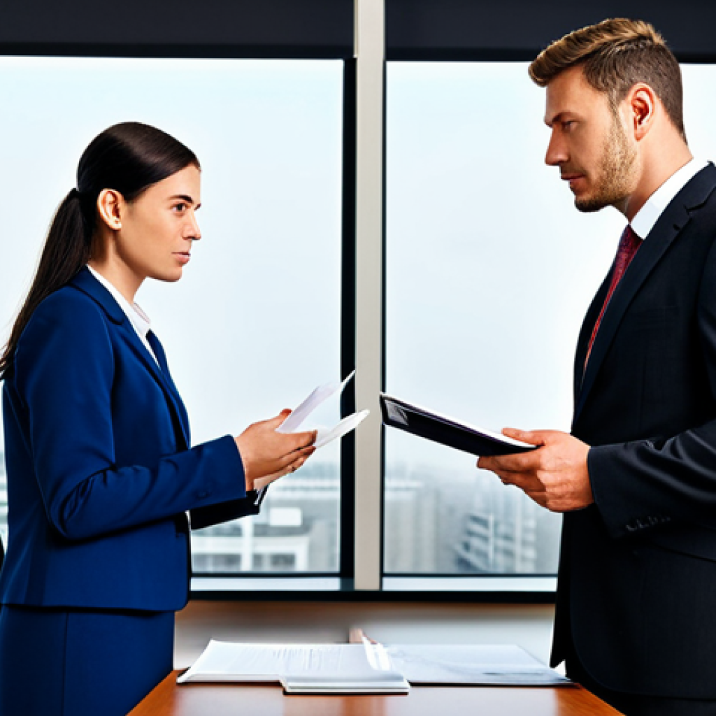 **

"A lawyer in a professional business suit, fully clothed, consults with a client in a modern office setting, discussing legal documents. Safe for work, appropriate content, perfect anatomy, natural proportions, professional, well-formed hands, proper finger count, modest clothing, family-friendly."

**