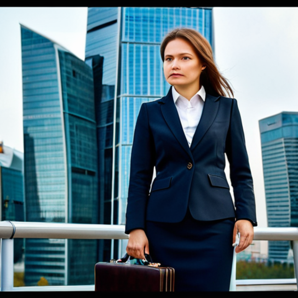 법률자문가 연봉 협상 노하우 - A Professional Lawyer in Moscow**

"A confident female lawyer in a stylish, fully clothed business s...